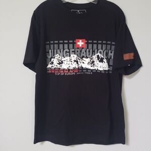 Jungfraujoch Shirt Men’s Large Swiss Alps Graphic Switzerland